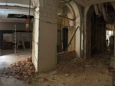 Cantiere Geox Milano via Dante9